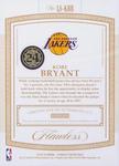 2018-19 Panini Flawless - Legendary Scripts Platinum #LS-KBR Kobe Bryant AU, SN1