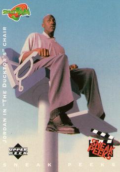 1996 Upper Deck Space Jam #53 Jordan in "The Ducktor's" Chair