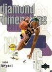 1997-98 Upper Deck - Diamond Dimensions #DD8 Kobe Bryant SN100