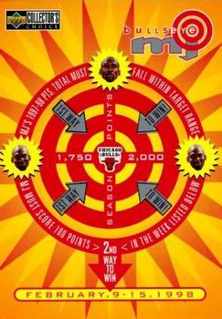 1997-98 Collector's Choice - MJ BULLSeye #B1 Michael Jordan - 1,750-2,000 or February 9-15 (W)