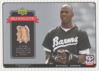 2001 Upper Deck Minors Centennial - MJ Game Bat #MJ-B3 Michael Jordan