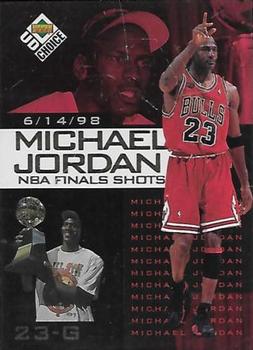 1998-99 UD Choice Preview - Michael Jordan NBA Finals Shots #8 Michael Jordan