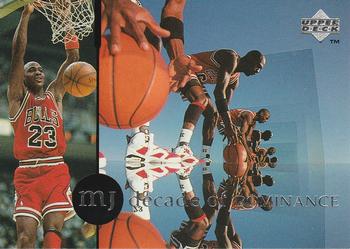 1994-95 Collector's Choice Spanish - Michael Jordan Rare Air Decade of Dominance #J7 Michael Jordan
