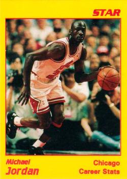 1991 Star Michael Jordan (Unlicensed) - Yellow Border #1 Michael Jordan - Career Stats