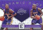 2017-18 Panini Essentials - Dynamic Duos #DD-21 Kobe Bryant / Shaquille O'Neal