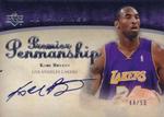 2007-08 Upper Deck Premier - Penmanship Autographs #PEN-KB Kobe Bryant AU, SN50