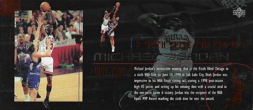 1999 Upper Deck Michael Jordan Career Collection - Bonus Blow-Up #CC6 Michael Jordan