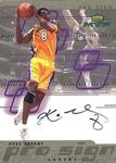 2000-01 Upper Deck MVP - ProSign #KB Kobe Bryant AU