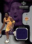 2002-03 Upper Deck Ovation - Authentics Warm-Ups #KB-W Kobe Bryant MEM MEM: Warm-Up