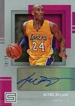2017-18 Panini Status - Signatures Pink #SG-KBT Kobe Bryant AU, SN25