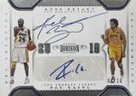 2017-18 Panini Dominion - NBA Champions Dual Signatures #CDS-2010 Kobe Bryant / Pau Gasol AU, SN10