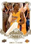 2008-09 Upper Deck MVP - Kobe Bryant MVP White #NNO Kobe Bryant Game 8