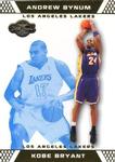 2007-08 Topps Co-Signers - Gold Blue #24 Kobe Bryant / Andrew Bynum SN89