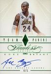 2012-13 Panini Flawless - Team Panini Autographs Emerald #3 Kobe Bryant AU, SN5