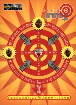 1997-98 Collector's Choice - MJ BULLSeye #B9 Michael Jordan - 2,250-2,500 or February 23-March 1 (W)