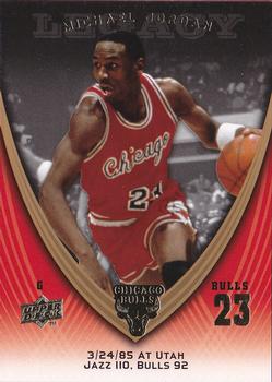 2008-09 Upper Deck Michael Jordan Legacy Collection #72 Michael Jordan - Game 72