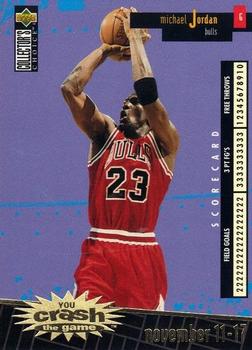 1996-97 Collector's Choice - You Crash the Game Scoring Gold 1 #C30 Michael Jordan - VAR: November 11-17 (W)