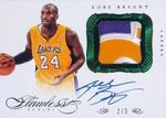 2012-13 Panini Flawless - Spokesmen Patches Autographs Emerald #7 Kobe Bryant AU, MEM, SN5