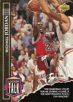 1993-94 Upper Deck - Locker Talk #LT1 Michael Jordan