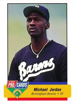1994 Fleer ProCards #633 Michael Jordan - VAR: Barons not fully visible on jersey