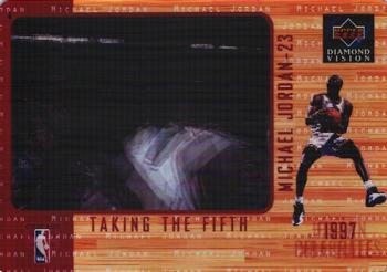 1997-98 Upper Deck Diamond Vision - Jordan Highlight Reels #4 Michael Jordan