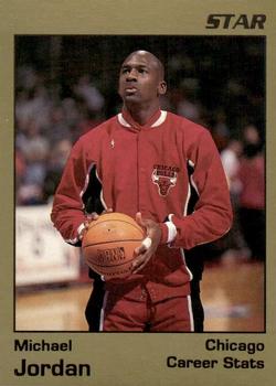 1991 Star Michael Jordan (Unlicensed) - Gold Border #1 Michael Jordan - Career Stats