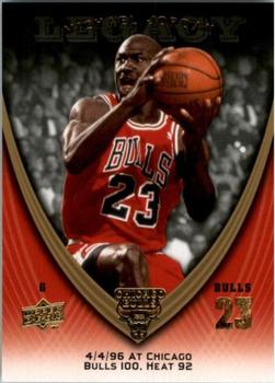 2008-09 Upper Deck Michael Jordan Legacy Collection #756 Michael Jordan - Game 756