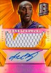 2014-15 Panini Spectra - Spectacular Swatches Signatures Prizms Gold #SS-KB Kobe Bryant AU, MEM, SN10