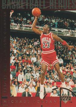 1994-95 Upper Deck - Basketball Heroes: Michael Jordan #39 Michael Jordan - 1987-88 NBA Slam Dunk Champion