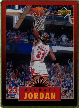 1996 Upper Deck Michael Jordan Metal (5 Cards) #3 Michael Jordan