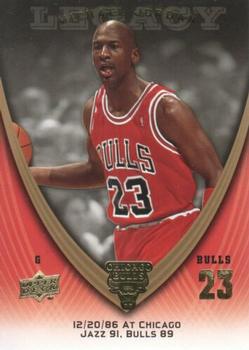 2008-09 Upper Deck Michael Jordan Legacy Collection #124 Michael Jordan - Game 124