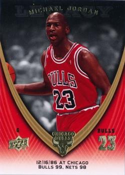 2008-09 Upper Deck Michael Jordan Legacy Collection #122 Michael Jordan - Game 122