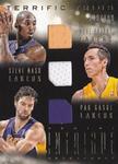 2013-14 Panini Intrigue - Terrific Trios #14 Kobe Bryant / Pau Gasol / Steve Nash MEM, SN199