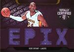 2015-16 Panini Totally Certified - EPIX Moment Quad Memorabilia #EPIX-KB4 Kobe Bryant MEM, SN99