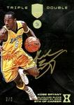 2017-18 Panini Kobe Eminence - Triple Double Diamond Autographs #6 Kobe Bryant AU, MEM, SN8