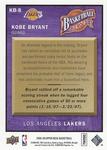 2008-09 Upper Deck - Basketball Heroes Kobe Bryant #KB-8 Kobe Bryant