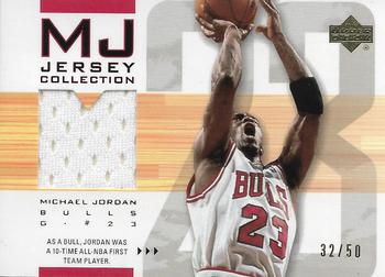 2001-02 Upper Deck - MJ Jersey Collection #MJC17 Michael Jordan - MEM: Jersey (Bulls White)