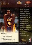1998-99 Topps - Autographs #AG2 Kobe Bryant AU