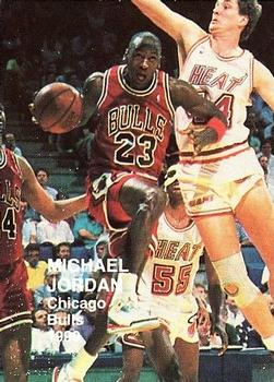 1990 N.B.A. Superstars (Blue Back) (unlicensed) #NNO Michael Jordan - vs. Heat