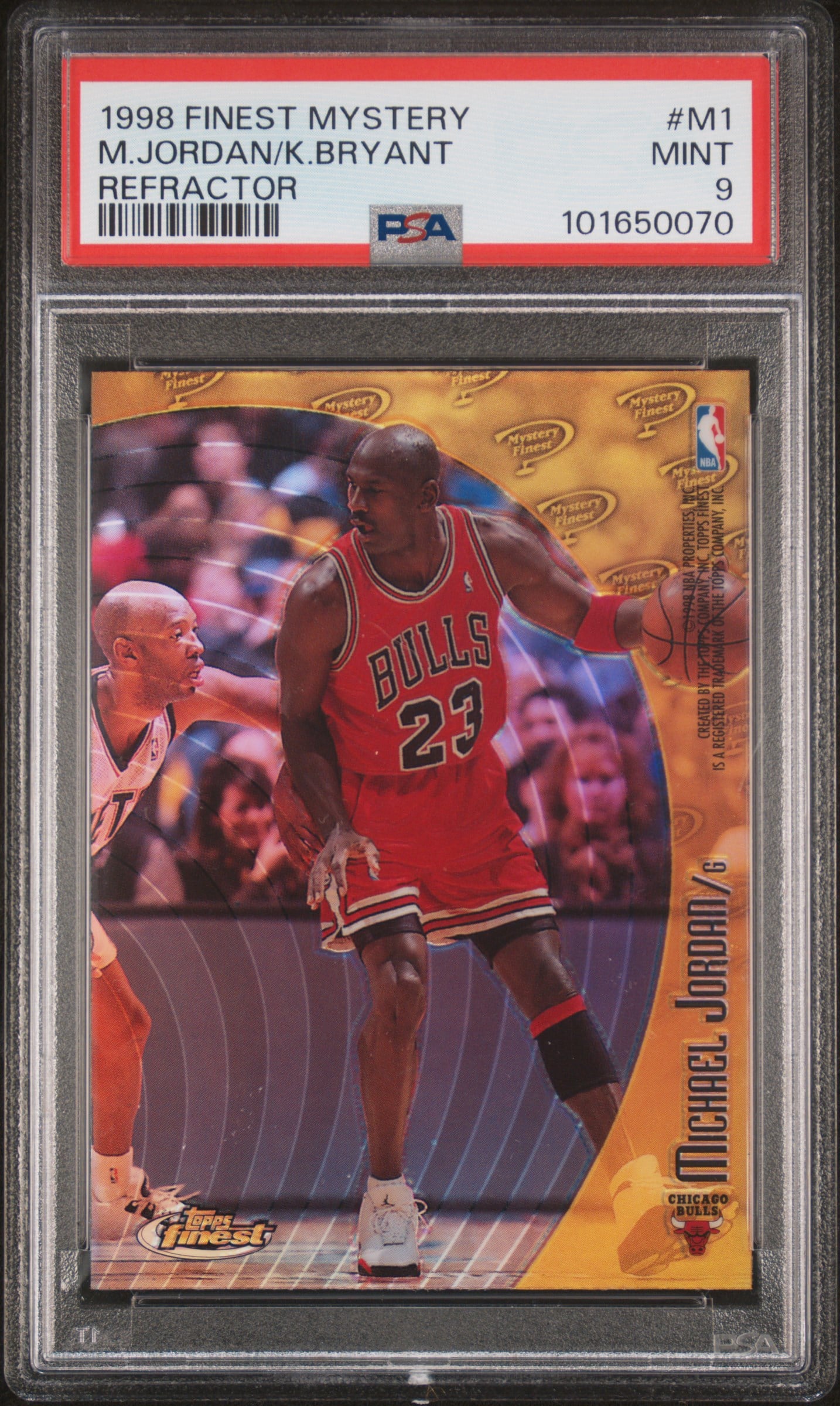 1998 Finest Mystery (ft. Kobe) Refractor #M1