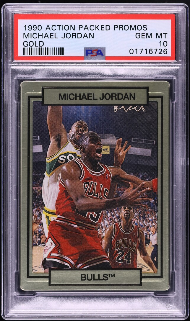 1990 Action Packed Promos Gold Sample