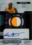 2010-11 Panini Absolute Memorabilia - Tools of the Trade Materials Prime Black Spectrum Signatures #5 Kobe Bryant AU, MEM, SN10