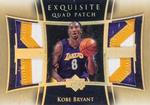 2004-05 Upper Deck Exquisite Collection - Patches Quad Parallel #E4P-KB Kobe Bryant MEM, SN1