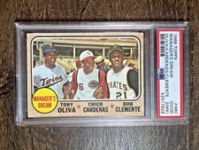 1968 Topps #480 Manager's Dream (Tony Oliva / Chico Cardenas / Bob Clemente) CPC