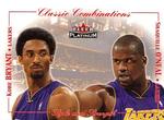 2001-02 Fleer Platinum - Classic Combinations Retail #8CC Kobe Bryant / Shaquille O'Neal