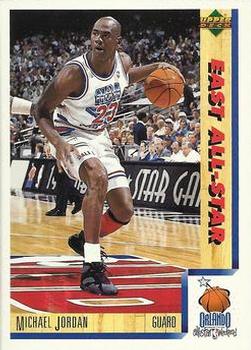 1991-92 Upper Deck Italian #4 Michael Jordan - VAR: Hologram on back is 1992 style (Diamond logo)