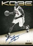 2012-13 Panini Kobe Anthology - Autographs Gold #16 Kobe Bryant AU, SN8