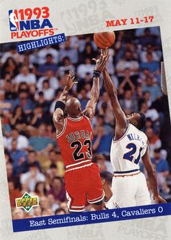 1993-94 Upper Deck #187 East Semifinals: Bulls 4, Cavaliers 0