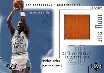 2001-02 Upper Deck Ovation - MJ UNC Memorabilia #MJF4 Michael Jordan - MEM: Game-used Floor