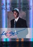 2010-11 Playoff Contenders Patches - Place in History Autographs Black #14 Kobe Bryant AU, SN10, EXCH
